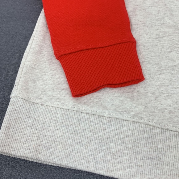 Cat & Jack Toddler Sweatshirt -Red Cream 4T NWT - Picture 3 of 8